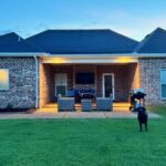 downlighting, patio, low voltage, grill lighting