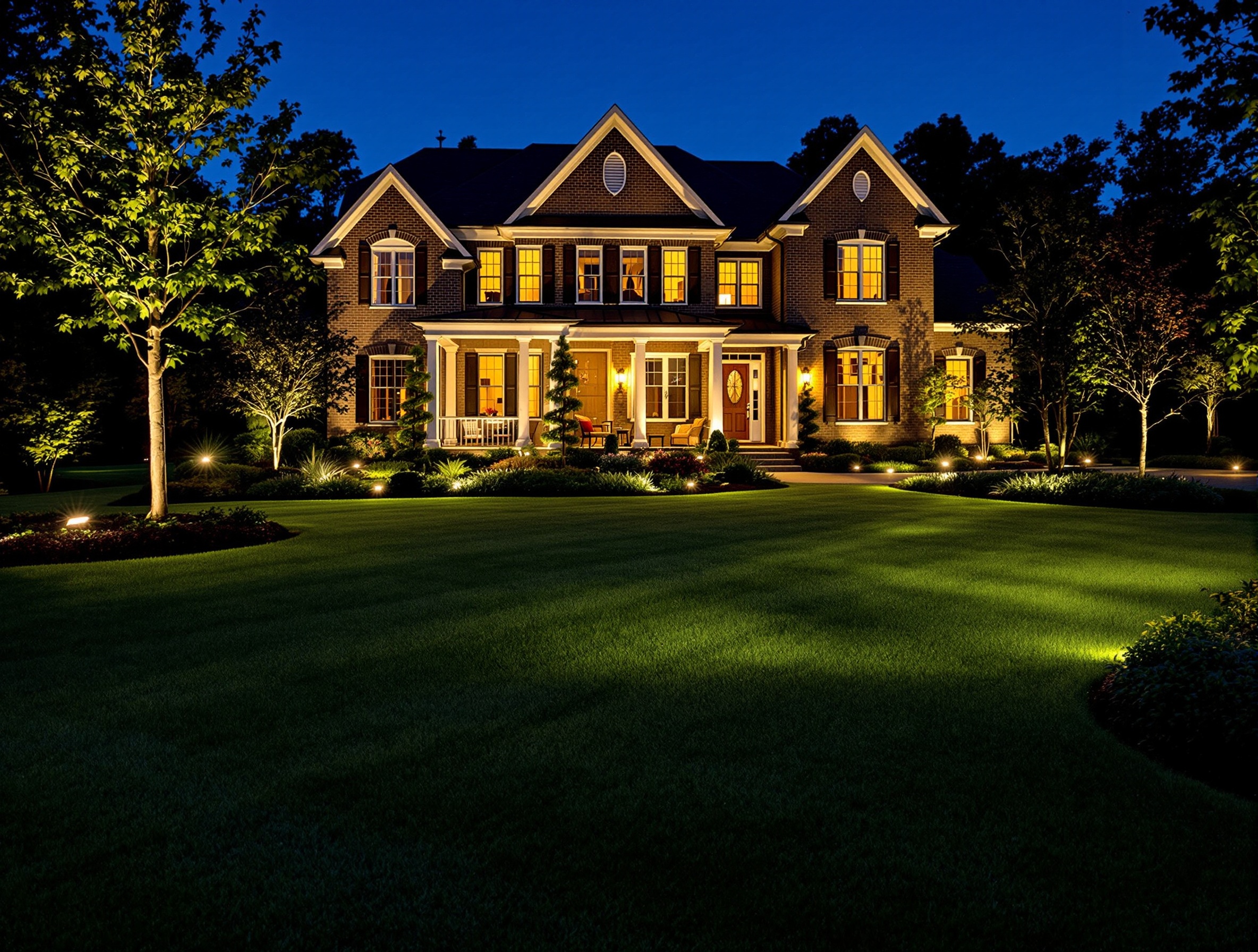 Clay Soil and Established Lawns - Franklin TN landscape lighting