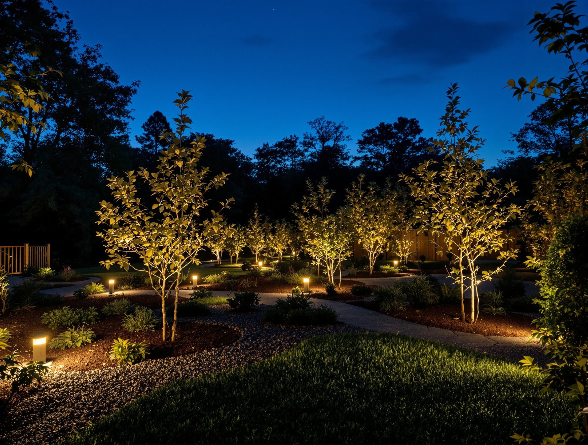 Static Lighting That Misses the Seasons - Landscape Lighting