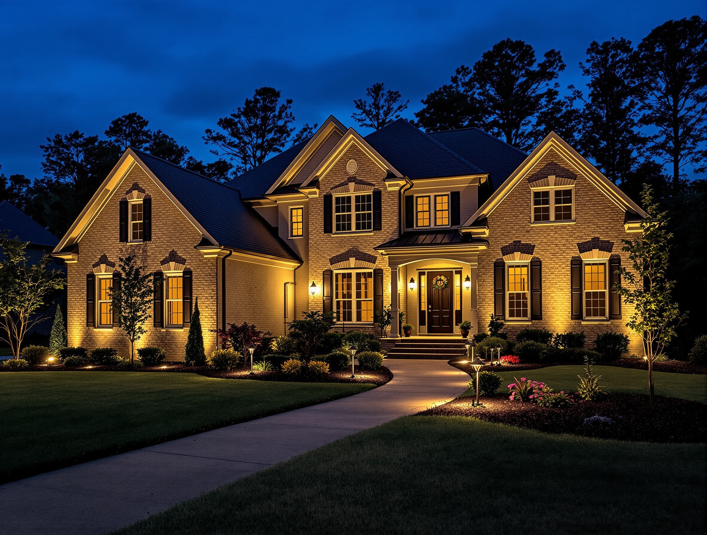 New Streets, Standout Lots - Mount Juliet TN landscape lighting