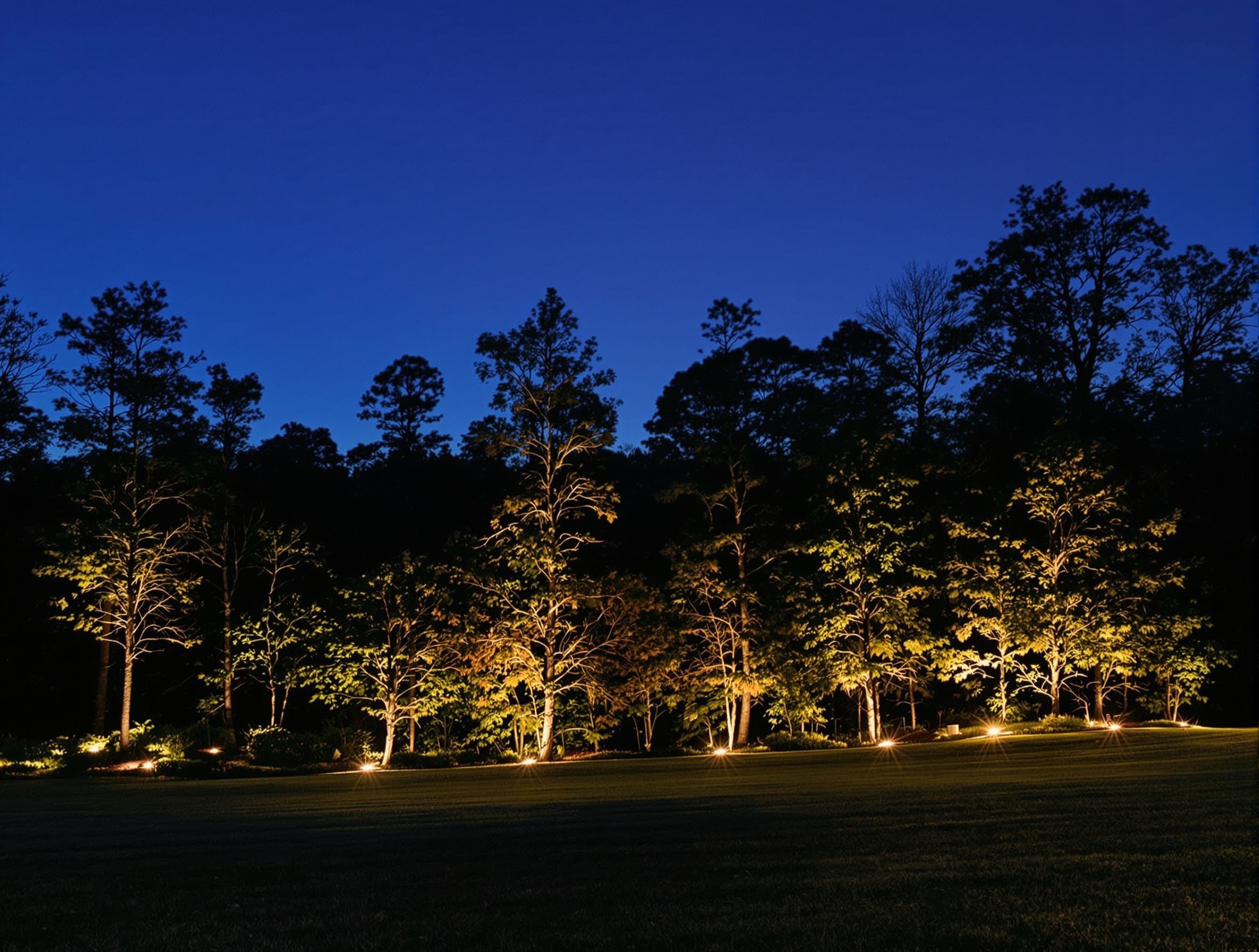 The Radnor Lake Edge - Nashville TN landscape lighting