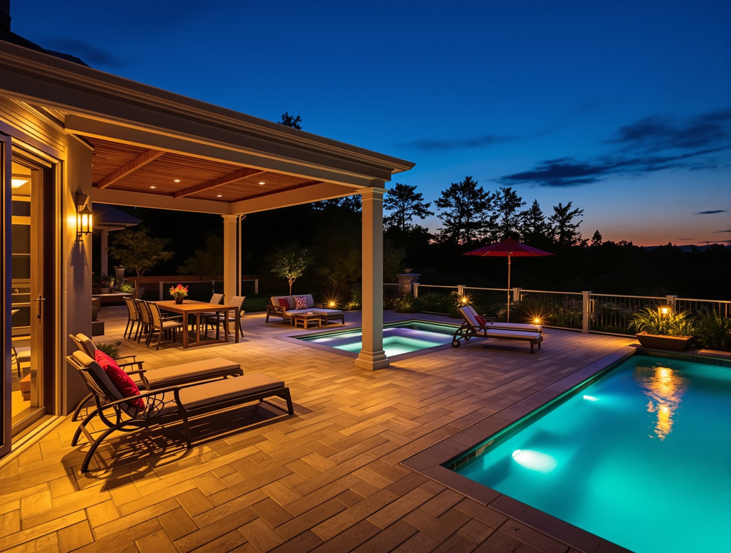 Deck, patio, and pool lighting - Spring Hill